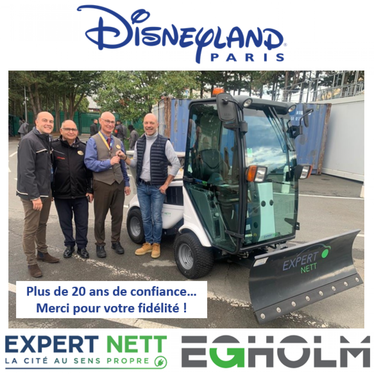 Disneyland Paris fait confiance à Expert Nett depuis plus de 20 ans…