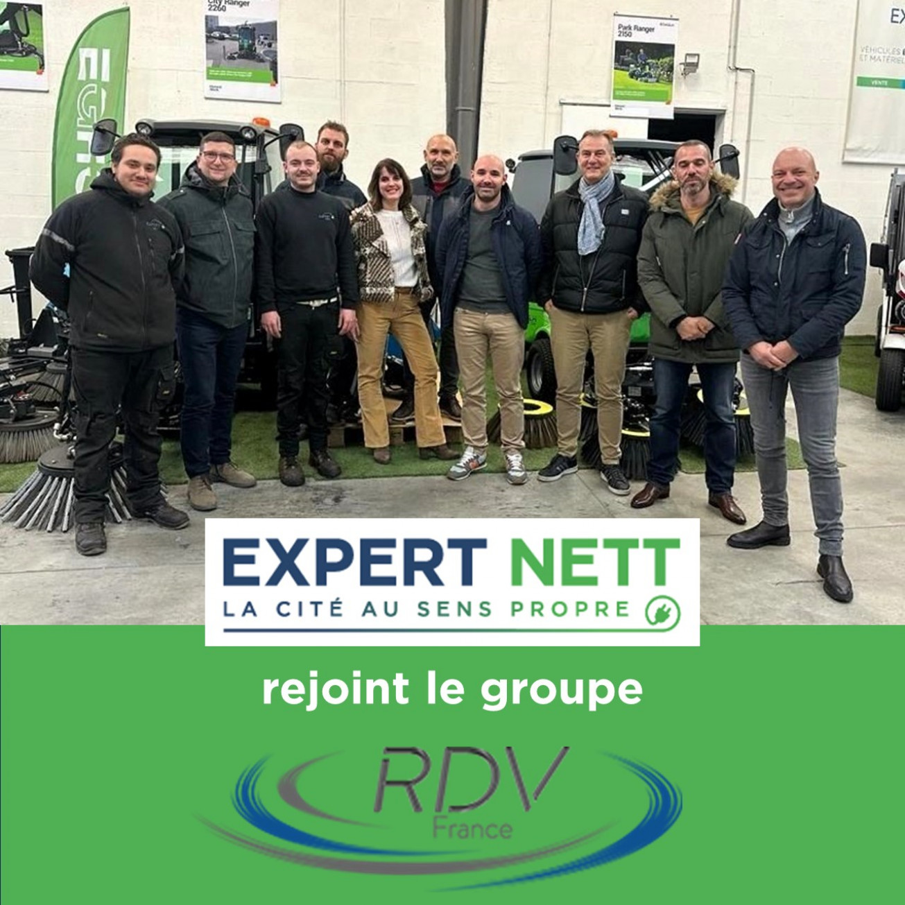 EXPERT NETT rejoint le groupe RDV France