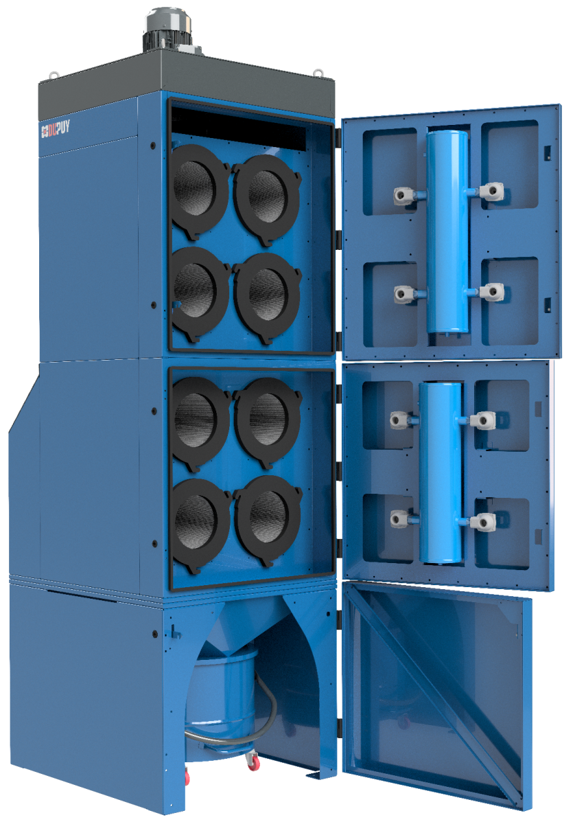 DEDUST 8 - Dépoussiéreur industriel Dépoussiéreur