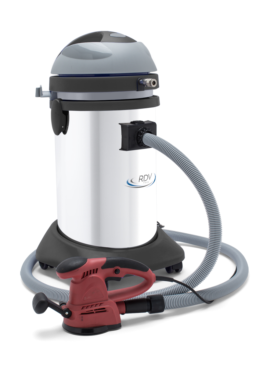 Aspirateur eau & poussières à avertissement pneumatique 1400 watts - Cuve ABS ou inox - 37L Aspirateur professionnel
