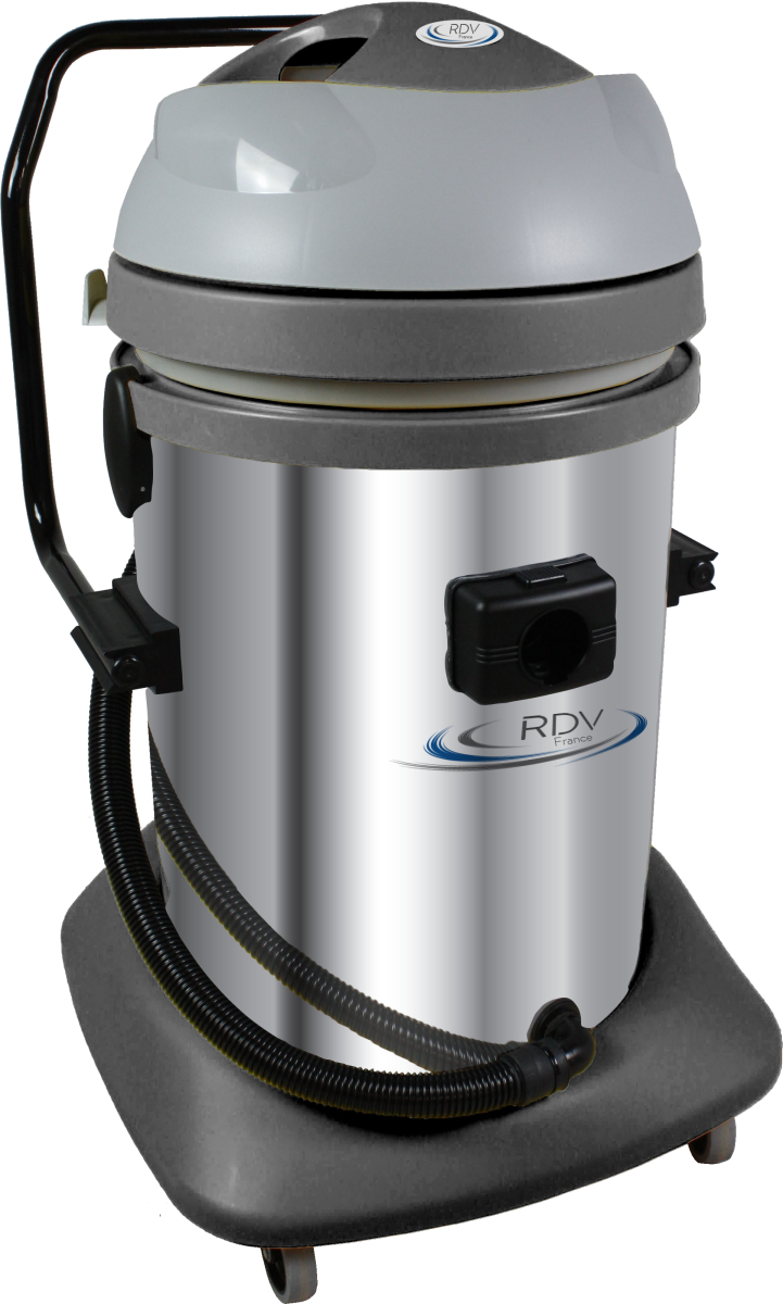 Aspirateur eau & poussières 2300 watts - Cuve Plastique ou inox 77L Aspirateur professionnel