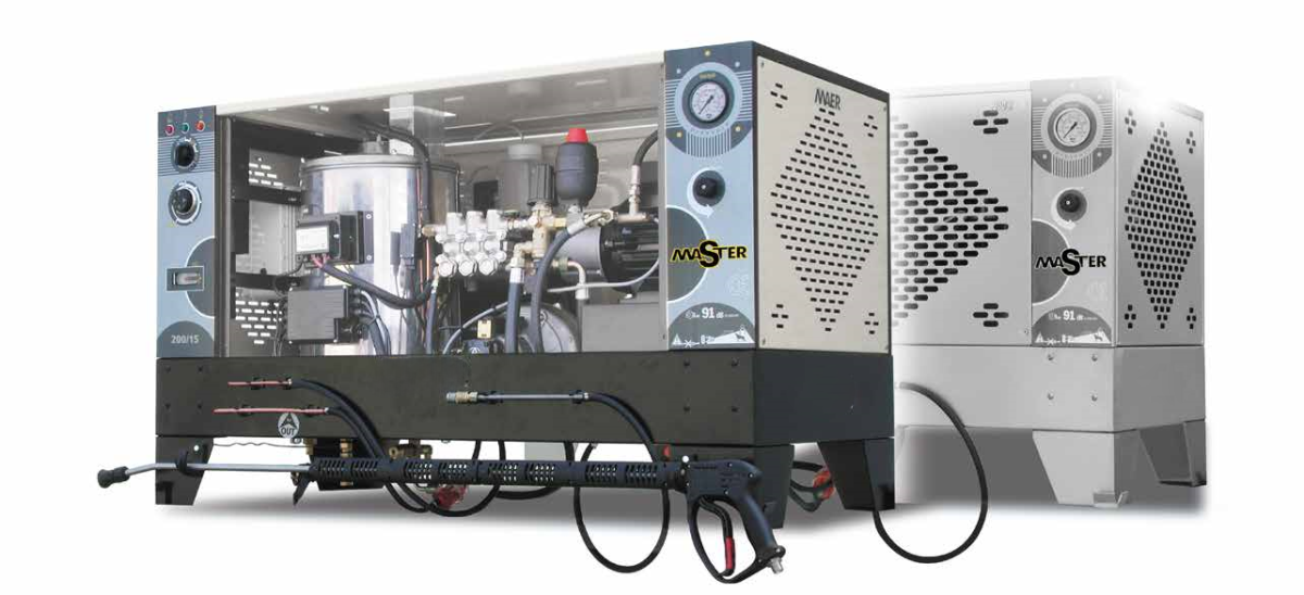 Nettoyeur haute pression POSTE FIXE eau CHAUDE - MASTER 150/15 Haute pression