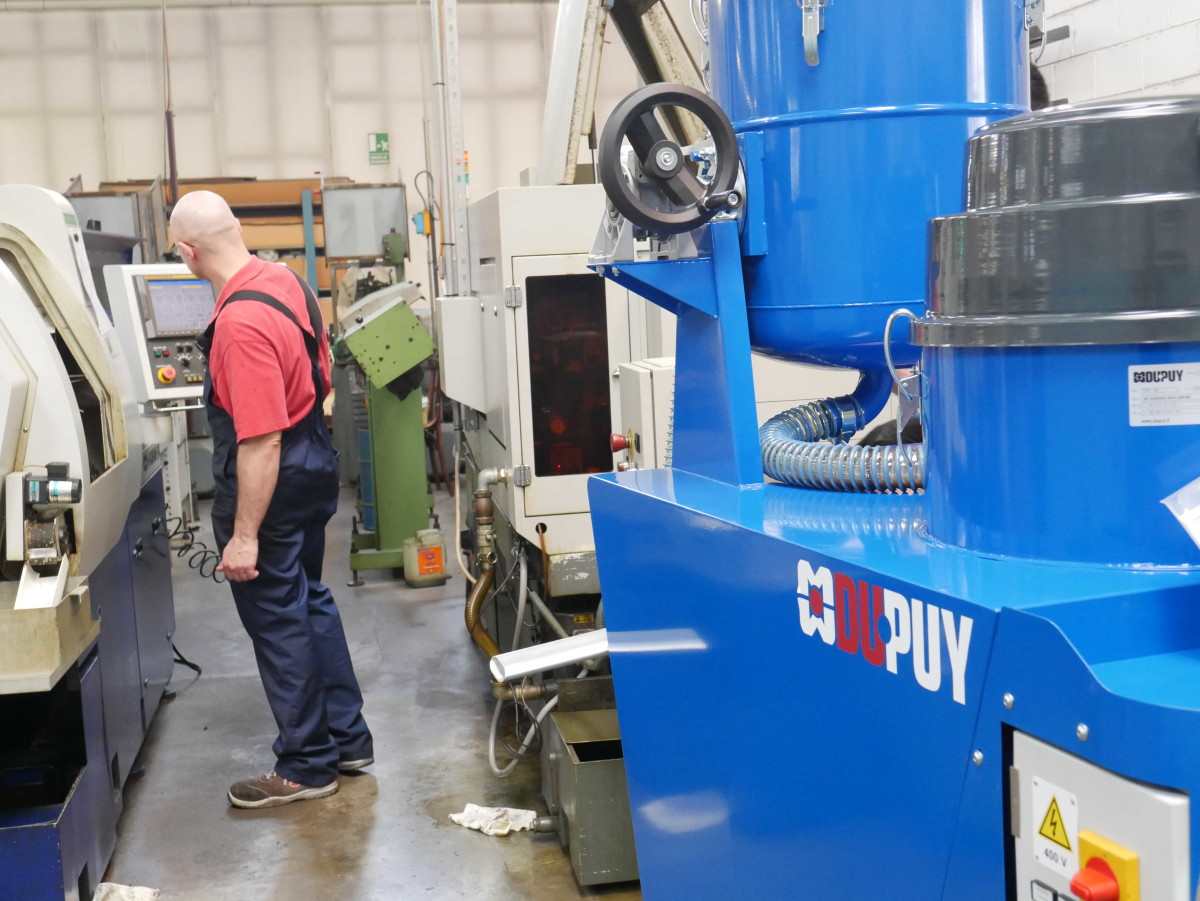 OILVAC 450: Aspirateur pour huiles et copeaux à haute capacité Huile et copeaux