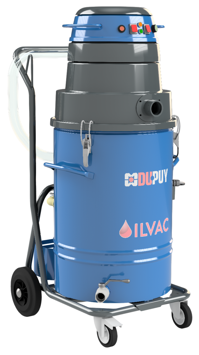 OILVAC 100: Aspirateur industriel compact pour l'huile et copeaux Huile et copeaux