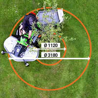 PORTE-OUTILS PARK RANGER 2155E 100% électrique Balayeuses de voirie