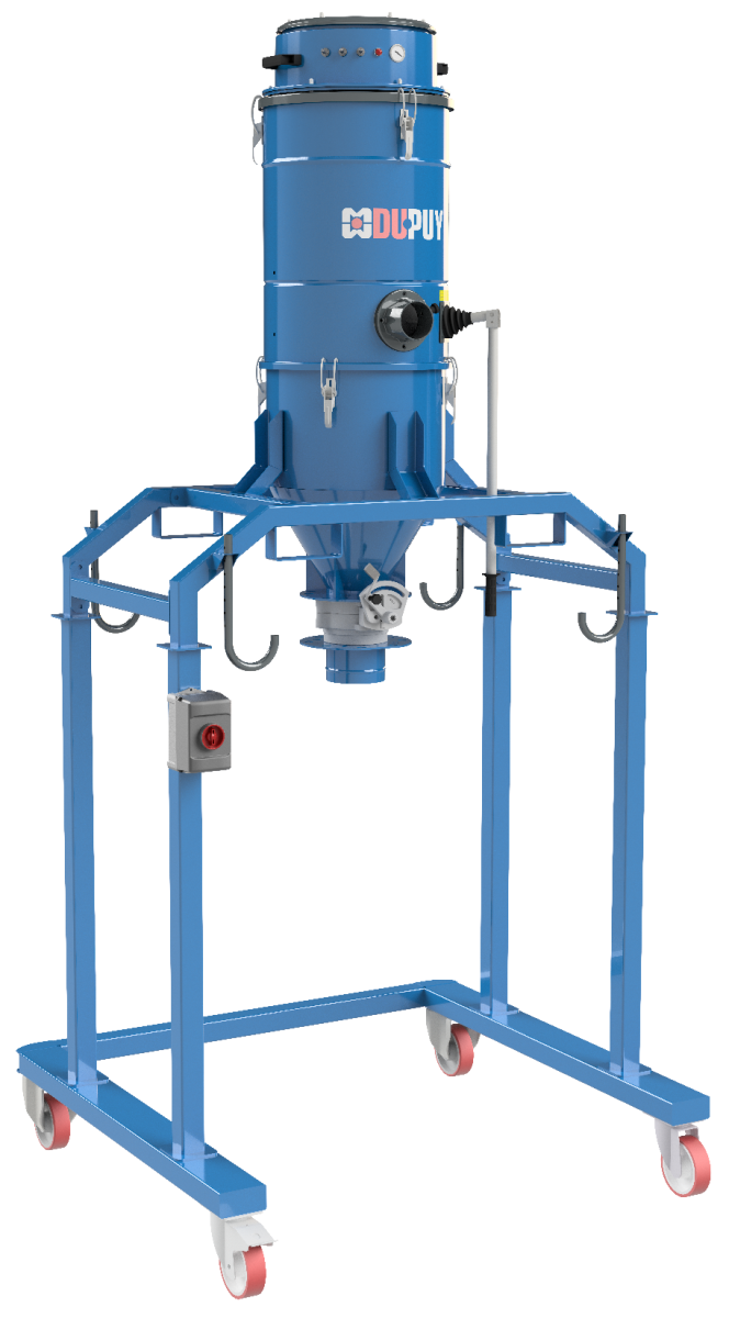 SILOVAC 100 - Aspirateur industriel monophasé avec silos Industriel